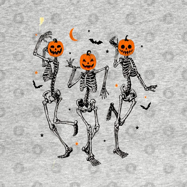 Dancing Skeleton Pumpkin by Angelikagerber